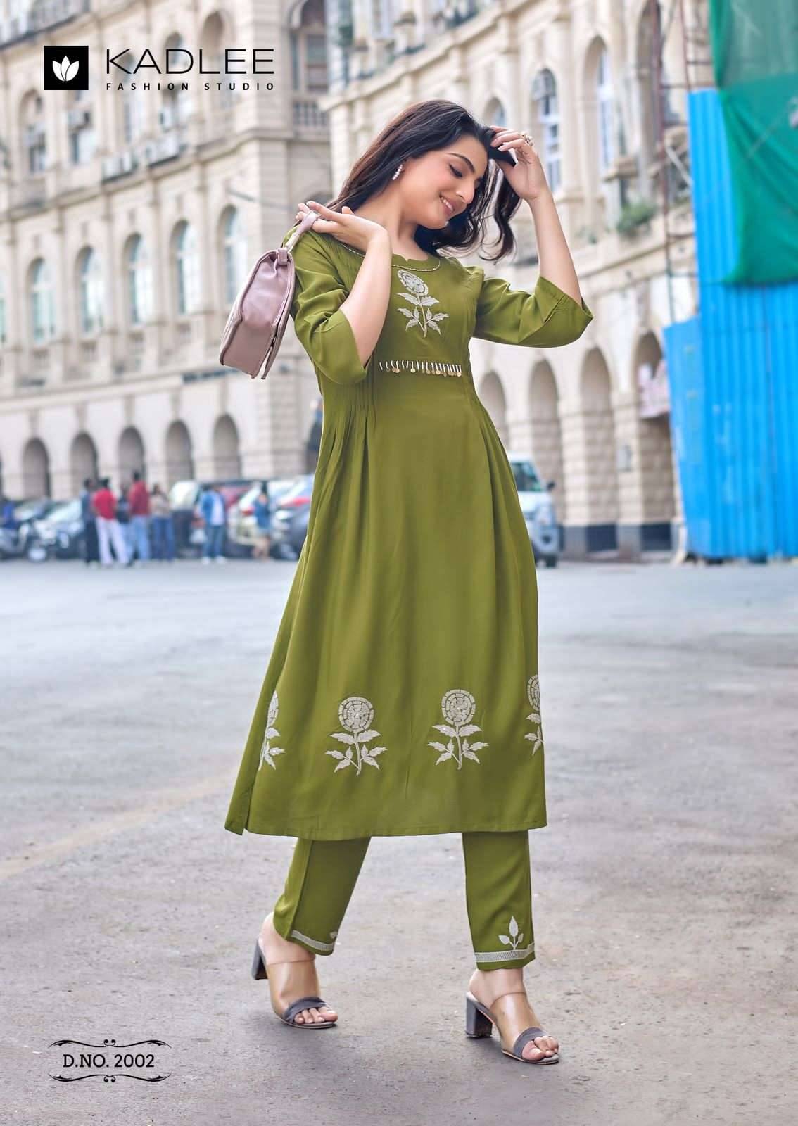  Fashion Queen By KADLEE 2001 To 2006 Series Beautiful Festive Suits Colorful Stylish Fancy Ethnic Wear Heavy Rayon Kurtis At Wholesale Price